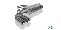 FOX final silencer one-sided - 2x80 Typ 25 - Seat Leon 5F (independent suspension)