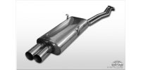 FOX final silencer - 2x76 Typ 10 - BMW E30 320i/325i Facelift