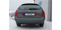 FOX final silencer exit right/left - 1x90 Typ 12 right/left - Nissan Primera P12 Traveller