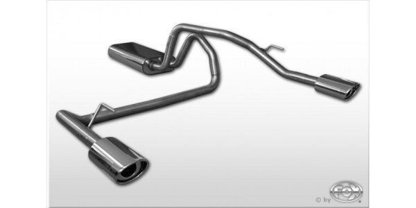 FOX Final Silencer exit 115x85 Typ 33 - Jeep Grand Cherokee WJ/WG