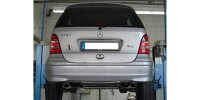 FOX tailpipe system for original Final Silencer 106x71 Typ 32 - Mercedes A-Class 168