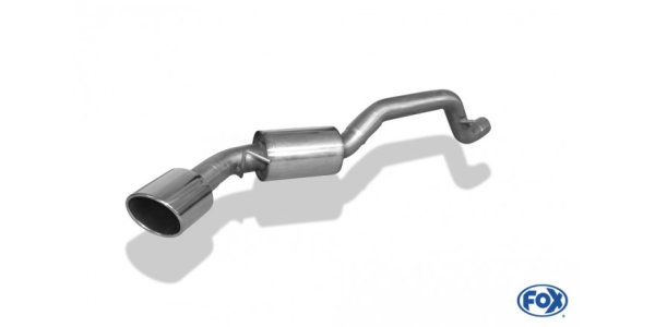 FOX final silencer - 129x106 Typ 32 - Mazda 3 BL Diesel