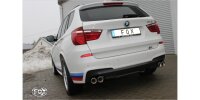FOX Final Silencer exit 2x90 Typ 17 - BMW X3 F25 35i/35d