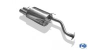 FOX final silencer double flow - 2x76 Typ 13 - Honda Civic VI Fastback MA8/MB2