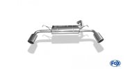 FOX final silencer across exit right/left - 115x85 Typ 38 right/left - Mitsubishi Lancer CYO Notchback/Sportback Diesel