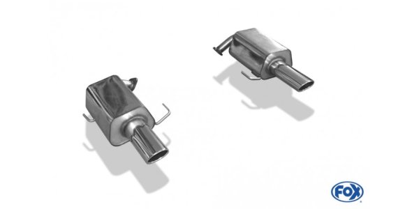 FOX Endschalldämpfer rechts/links - 115x85 Typ 44 rechts/links - Subaru Outback/ Legacy BP Kombi (Station Wagon)