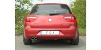 FOX Endschalldämpfer - 2x80 Typ 16 - Seat Exeo 3R Limousine/Kombi (ST)