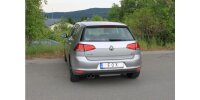 FOX Endschalldämpfer einseitig 2x80 Typ 25 - VW Golf 7 (Einzelradaufhängung)