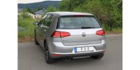 FOX Endschalldämpfer einseitig - 2x80 Typ 25 - VW Golf VII (Einzelradaufhängung)