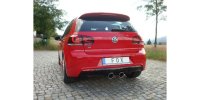 FOX Endschalldämpfer Ausgang mittig - 2x100 Typ 16 - VW Golf VI R 4-Motion