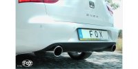 FOX final silencer right/left single flow - 1x90 Typ 16 right/left - Seat Exeo 3R (ST) 2,0L TFSI