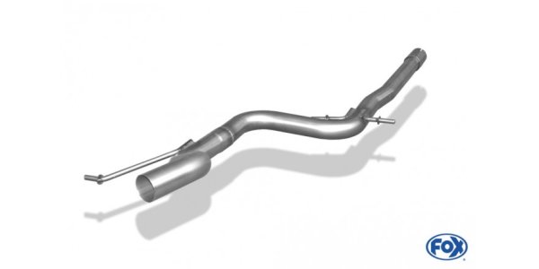 FOX front silencer replacement pipe 63,5mm - Skoda Octavia 1Z