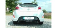 FOX Endschalldämpfer mit in den originalen Endrohren - Hyundai Veloster