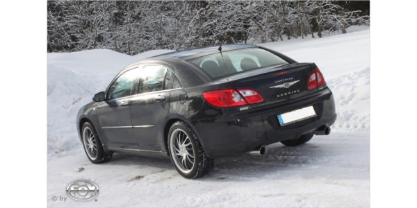 FOX Endschalldämpfer rechts/links - 1x100 Typ 25 rechts/links - Chrysler Sebring JS Coupe/Cabrio