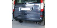 FOX final silencer across exit right/left - 2x76 Typ 10 right/left - Mercedes Vito/Viano W639 (w/o Compact)