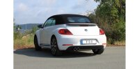 FOX Endschalldämpfer einseitig - 2x90 Typ 16 - VW Beetle 1,4L 16 (5C) Coupe/Cabrio (starre Hinterachse)