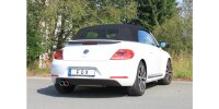 FOX Endschalldämpfer einseitig - 2x90 Typ 16 - VW Beetle 1,4L 16 (5C) Coupe/Cabrio (starre Hinterachse)