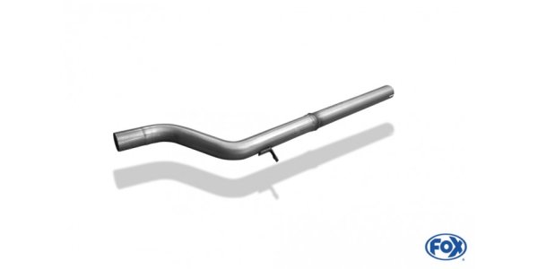 FOX front silencer replacement pipe Ø63,5mm - Renault Clio III Sport