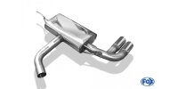 FOX final silencer one-sided - 2x80 Typ 16 - VW Golf VII (rigid rear axle)