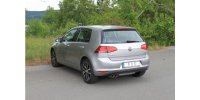 FOX Endschalldämpfer einseitig - 2x80 Typ 25 - VW Golf VII (starre Hinterachse)