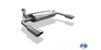 FOX final silencer across exit right/left - 115x85 Typ 32 right/left - Volvo C70 II Cabrio