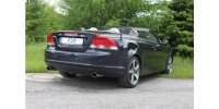 FOX final silencer across exit right/left - 115x85 Typ 32 right/left - Volvo C70 II Cabrio