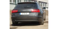 FOX Endschalldämpfer einseitig - 2x90 Typ 16 - Audi A6 4G 2,0 TDI