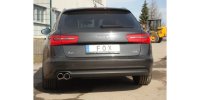 FOX Endschalldämpfer einseitig - 2x90 Typ 16 - Audi A6 4G 2,0 TDI