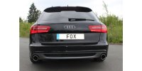 FOX Endschalldämpfer rechts/links - 1x100 Typ 16 rechts/links - Audi A6 4G 2,0L TFSI/2,8LFSI