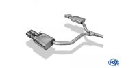 FOX final silencer right/left double flow - 2x90 Typ 16 right/left - Audi A6 4G 2,0 TDI