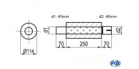 FOX Uni-Silencer around with Nozzle - completion 355...