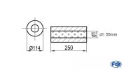 FOX Uni-Silencer around w/o Nozzle - completion 355...