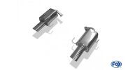 FOX Endschalldämpfer 129x106 Typ 44 - Subaru Outback / Legacy BL Limousine