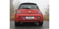 FOX Endschalldämpfer quer Ausgang rechts/links - 145x65 Typ 59 rechts/links - Opel Adam