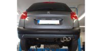 FOX Endschalldämpfer einseitig - 2x80 Typ 13 - Peugeot 207 SW