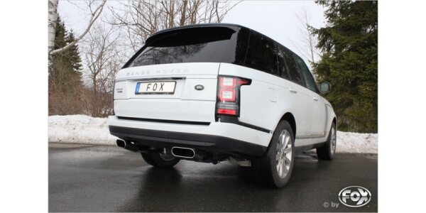FOX Final Silencer 225x80 Typ 49 - Range Rover IV 3,0L Diesel MK