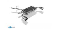 FOX final silencer across exit right/left - 1x90 Typ 16 right/left - Dacia Duster 4x4 Facelift