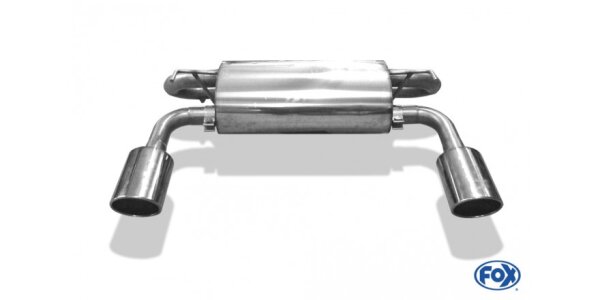 FOX Final Silencer across exit 129x106 Typ 32 - Infiniti FX30d