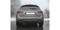 FOX Endschalldämpfer quer 129x106 Typ 32 - Infiniti FX30d