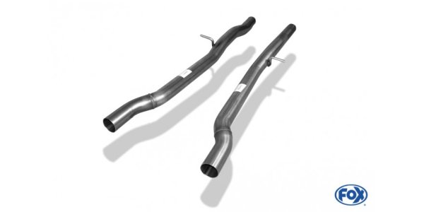 FOX front silencer replacement pipe right/left Ø63,5mm - Audi A6 4F quattro 4,2