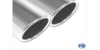 FOX Endschalldämpfer Sidepipe, Ausgang rechts und links am Fahrzeug - 2x90 Typ 16 rechts/links - Nissan Navara D40 3,0 dCi