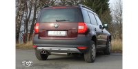 FOX Endschalldämpfer - 2x80 Typ 12 - Skoda Yeti 5L (FWD)