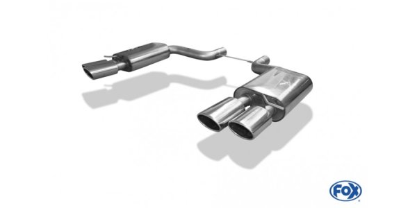 FOX Endschalldämpfer rechts/links - 2x115x85 Typ 32 rechts/links - Audi S8 4E