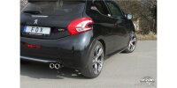 FOX Endschalldämpfer - 2x76 Typ 13 - Peugeot 208 GTI