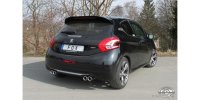 FOX final silencer exit right/left - 2x76 Typ 13 right/left - Peugeot 208 GTI