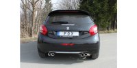 FOX final silencer exit right/left - 2x76 Typ 13 right/left - Peugeot 208 GTI