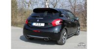 FOX final silencer exit right/left - 145x65 Typ 59 right/left - Peugeot 208 GTI