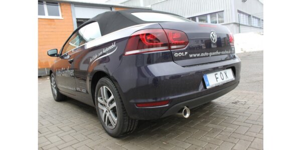 FOX Final Silencer 1x90 Typ 13 - VW Golf 6 Cabrio
