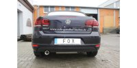 FOX Endschalldämpfer - 1x90 Typ 13 - VW Golf VI Cabrio