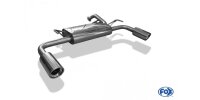 FOX final silencer across exit right/left - 1x100 Typ 17 right/left - Mitsubishi Lancer CYO Notchback/Sportback Gasoline